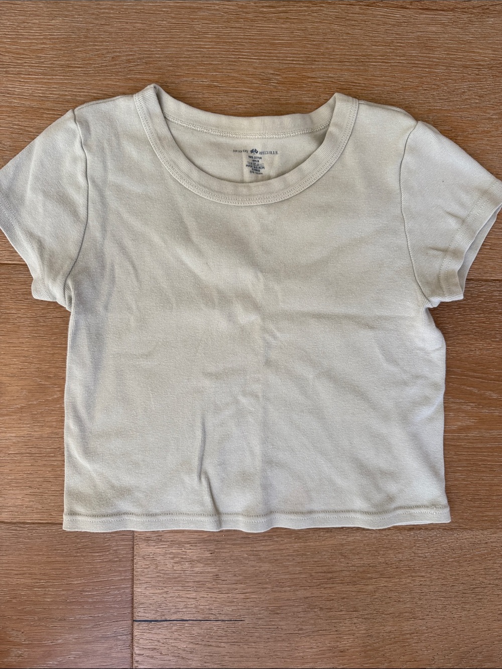 Brandy Melville Light Mint Green Short Sleeve Tee